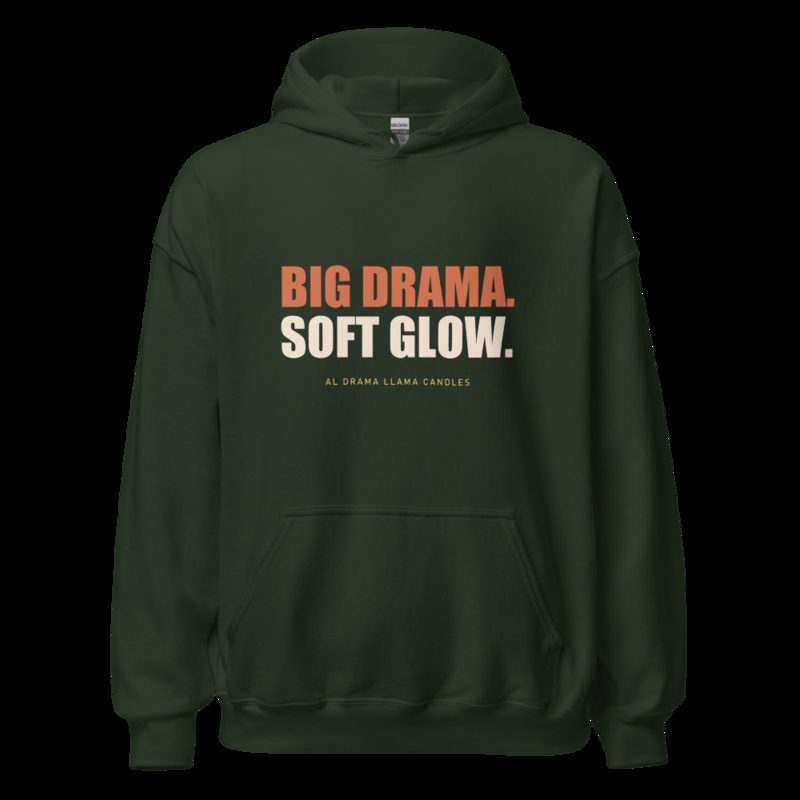 Al Drama Llama Big Drama Hoodie Forest Green