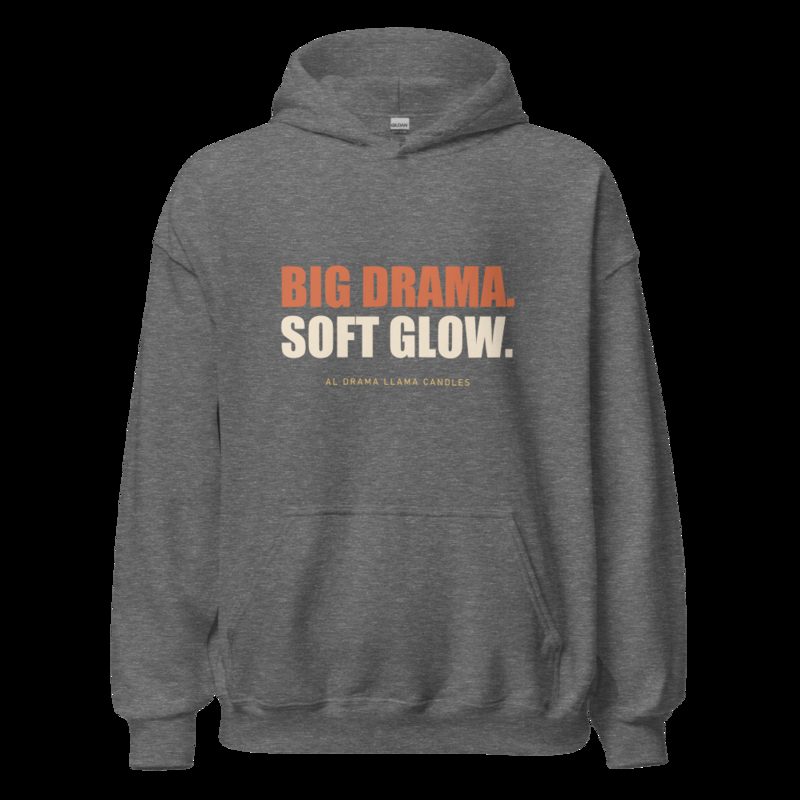 Al Drama Llama Big Drama Hoodie Graphite Heather