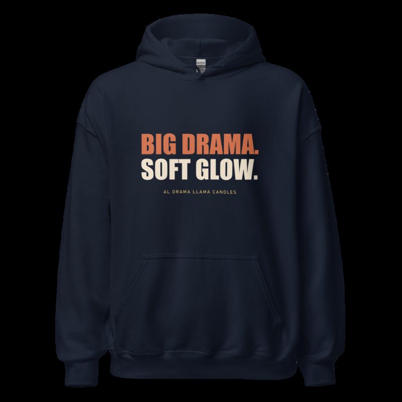 Al Drama Llama Big Drama Hoodie Navy