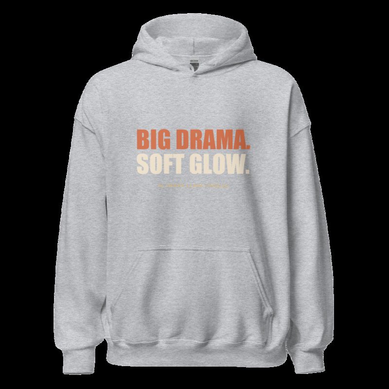 Al Drama Llama Big Drama Hoodie Sport Grey