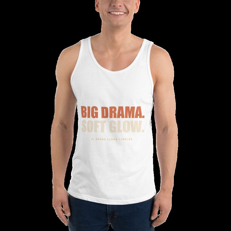 Al Drama Llama Big Drama Tank White
