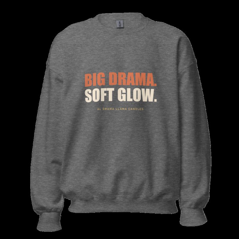 Al Drama Llama Big Drama Sweatshirt Graphite Heather