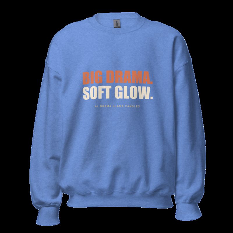 Al Drama Llama Big Drama Sweatshirt Heather Deep Royal
