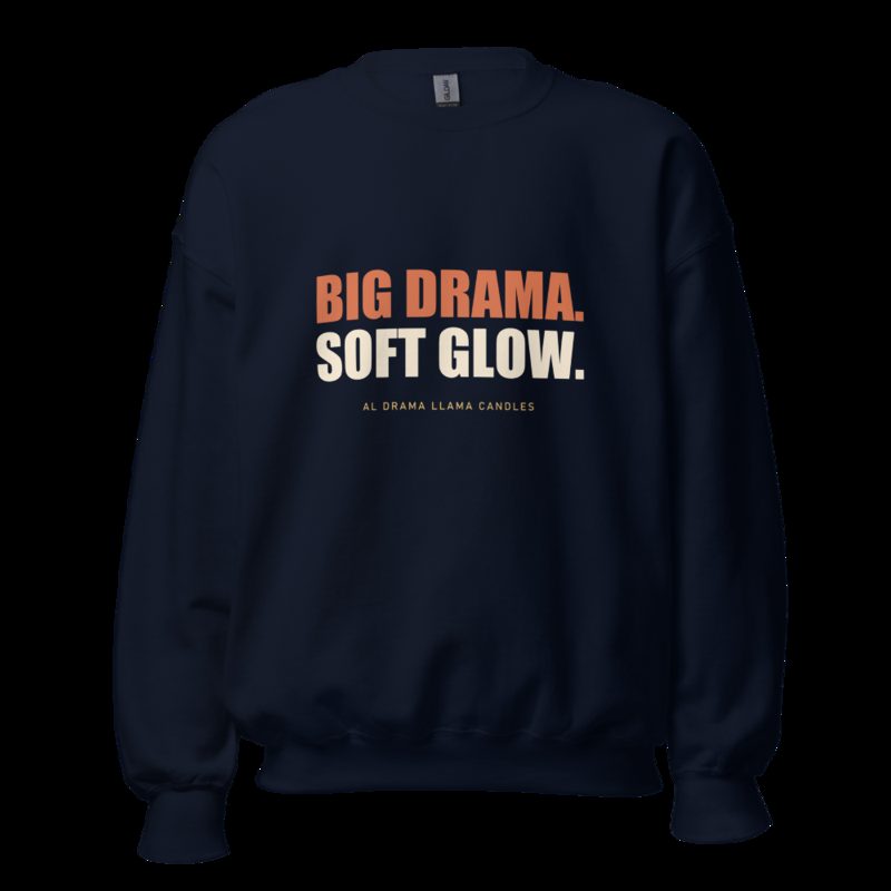 Al Drama Llama Big Drama Sweatshirt Navy