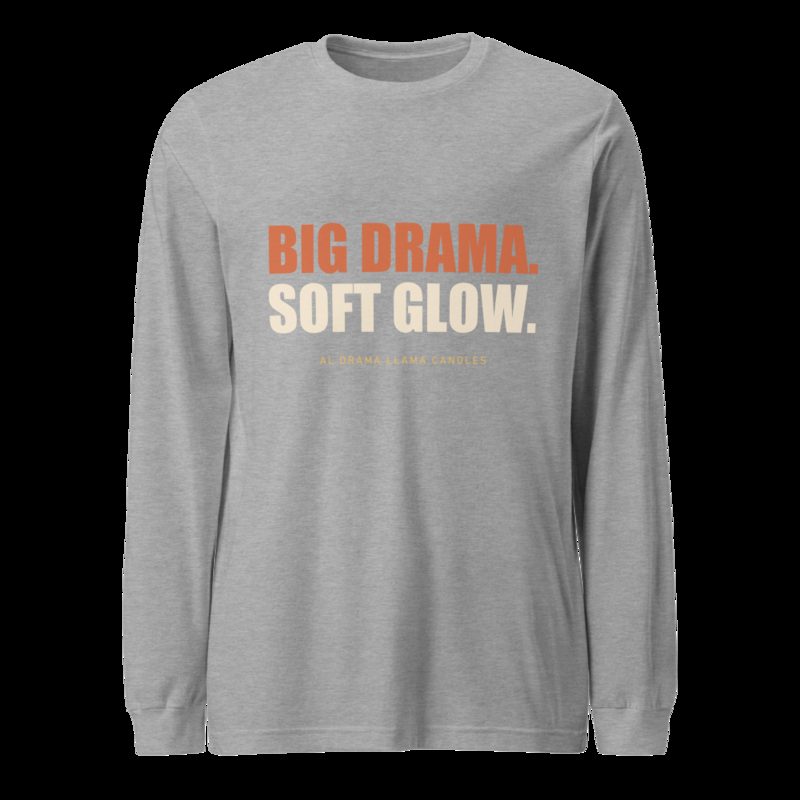 Al Drama Llama Big Drama Long Sleeve Tee Athletic Heather