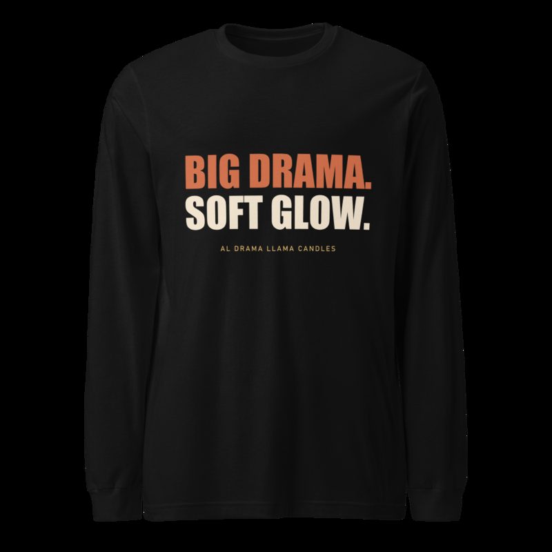 Al Drama Llama Big Drama Long Sleeve Tee Black