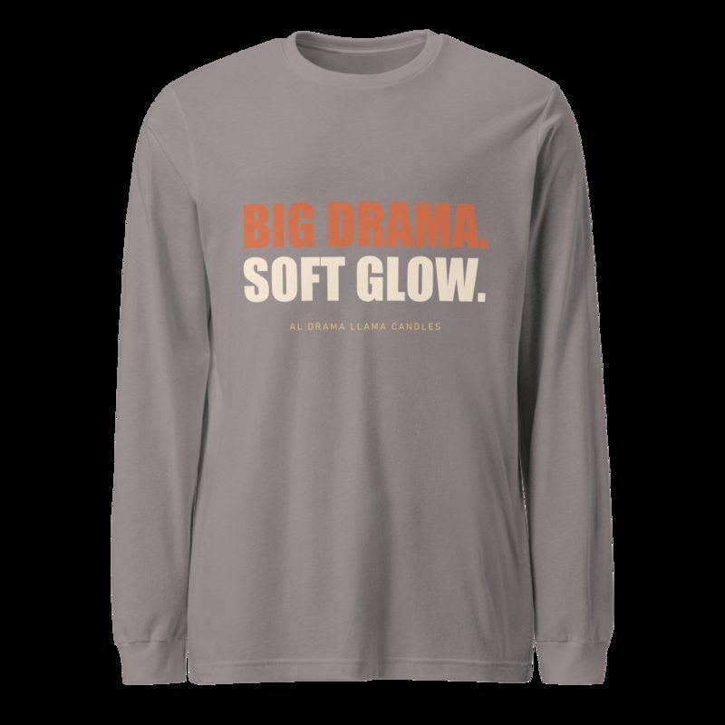 Al Drama Llama Big Drama Long Sleeve Tee Storm