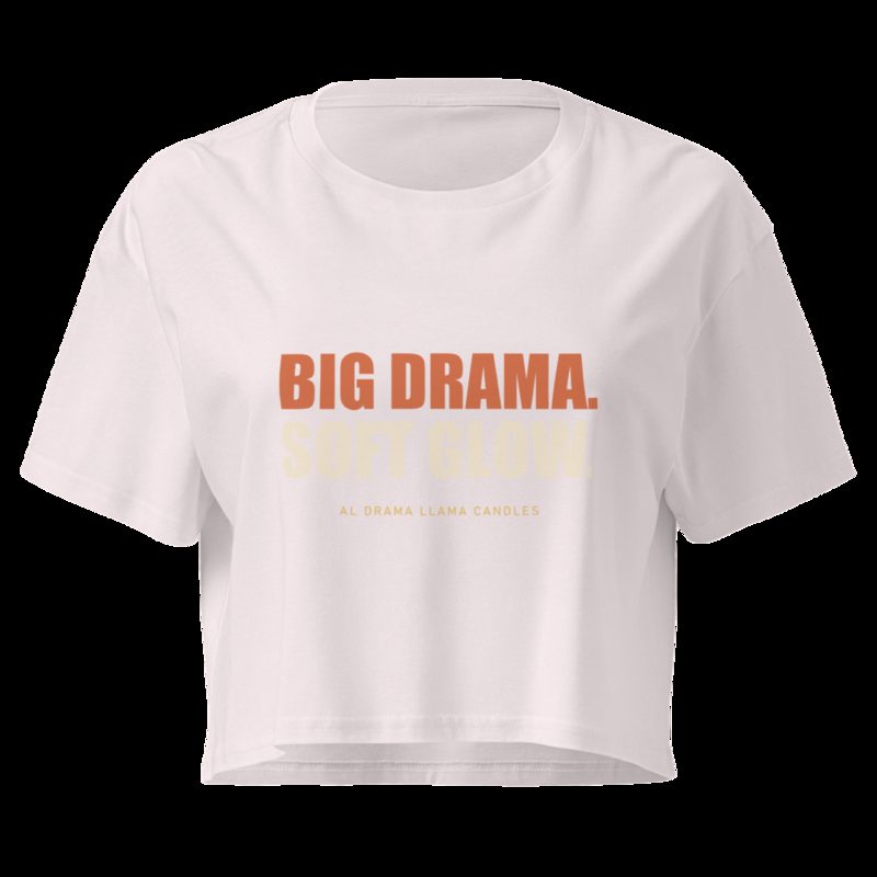 Al Drama Llama Big Drama Crop Top Orchid
