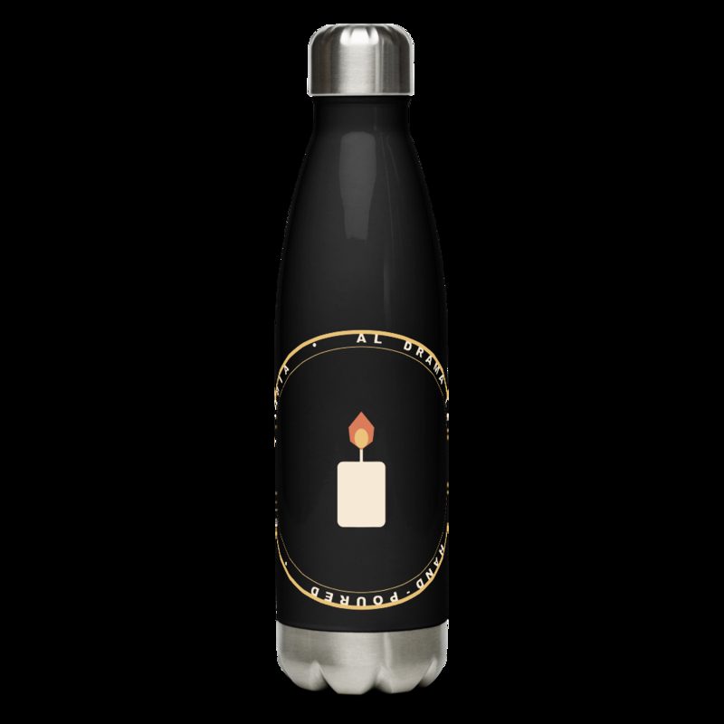 Al Drama Llama Badge Water Bottle