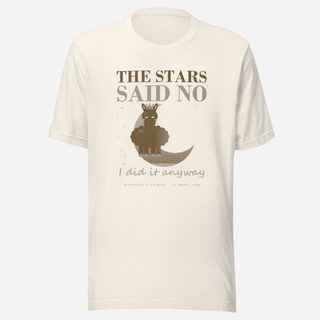 Al Drama Llama The Stars Said No Llama Dept. Tee Vintage White