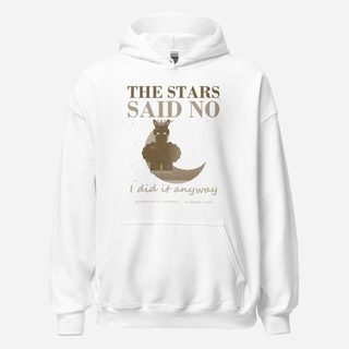 Al Drama Llama The Stars Said No Llama Dept. Hoodie White