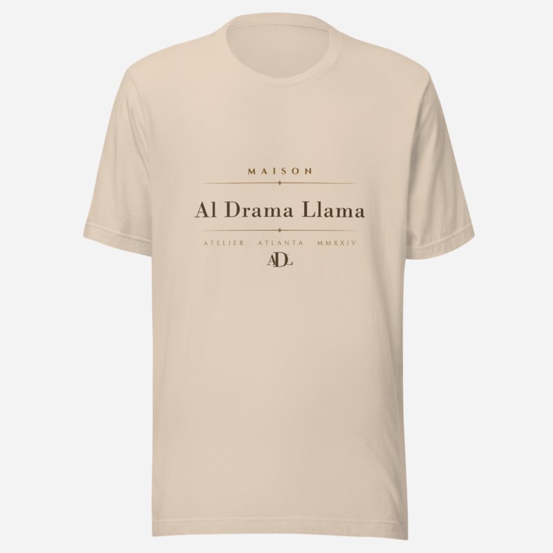 Al Drama Llama Maison Signature Tee Soft Cream