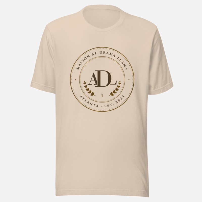 Al Drama Llama Maison Medallion Tee Soft Cream