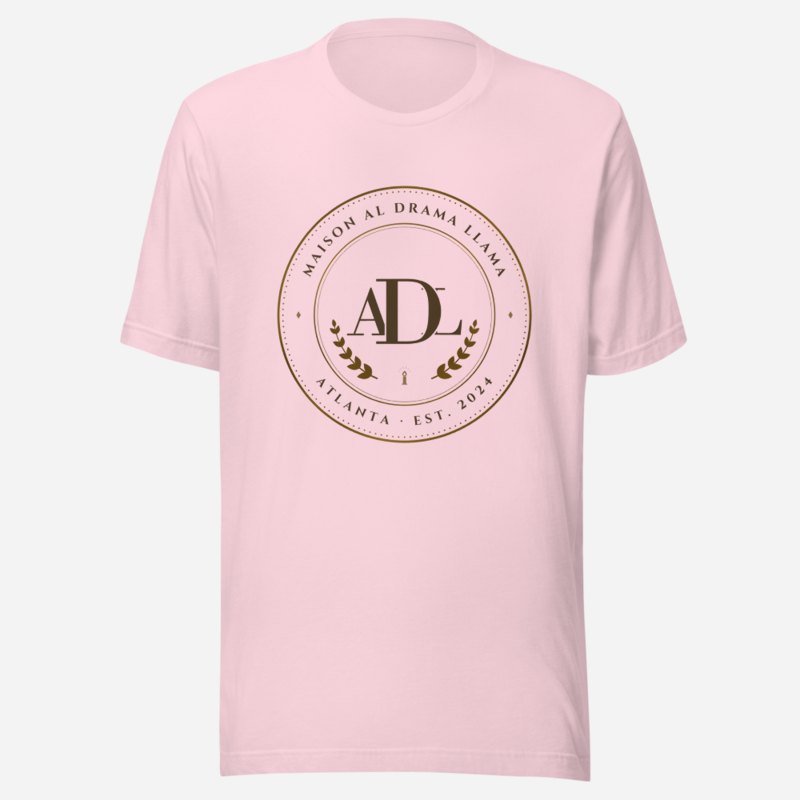 Al Drama Llama Maison Medallion Tee Soft Pink