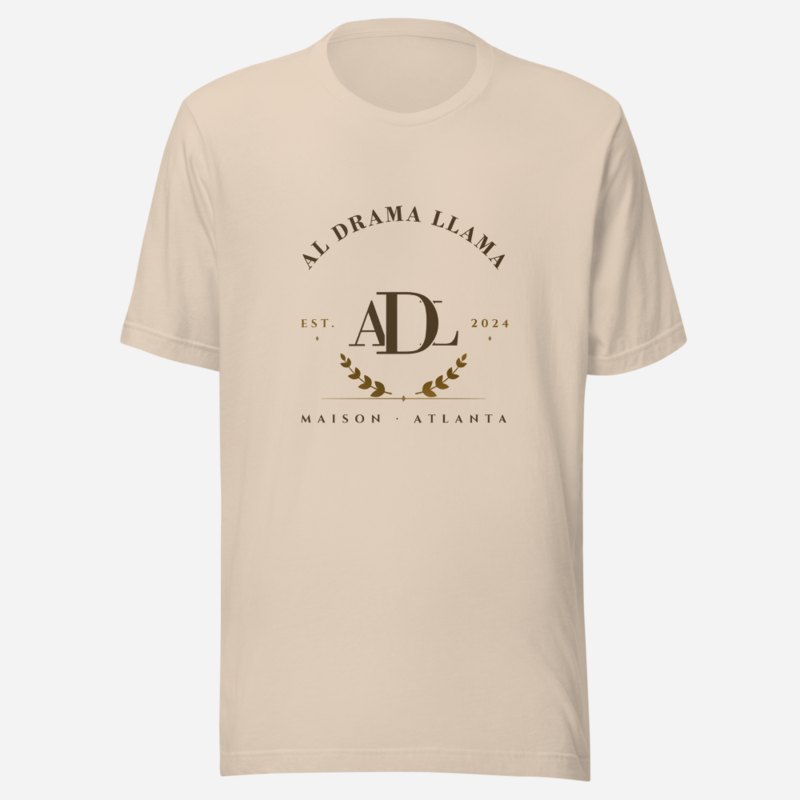Al Drama Llama Maison Heritage Arch Tee Soft Cream