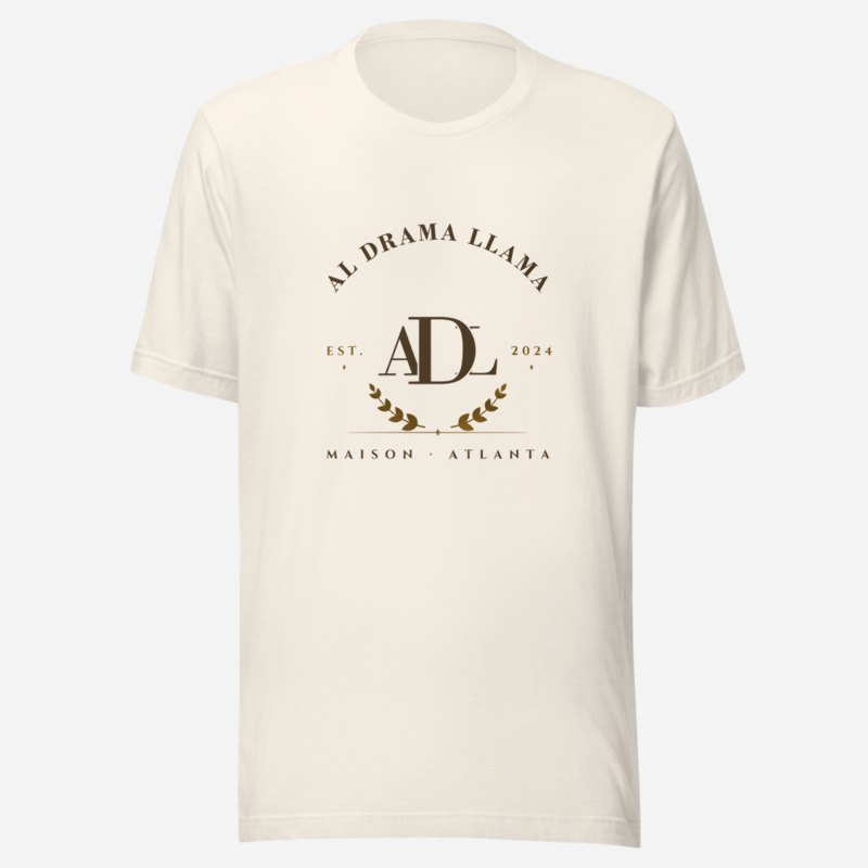 Al Drama Llama Maison Heritage Arch Tee Vintage White