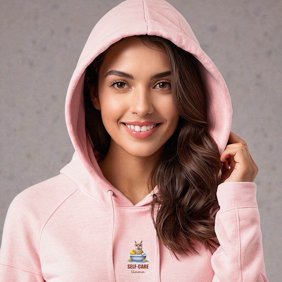 Al Drama Llama Self-Care Llama Bath Hoodie