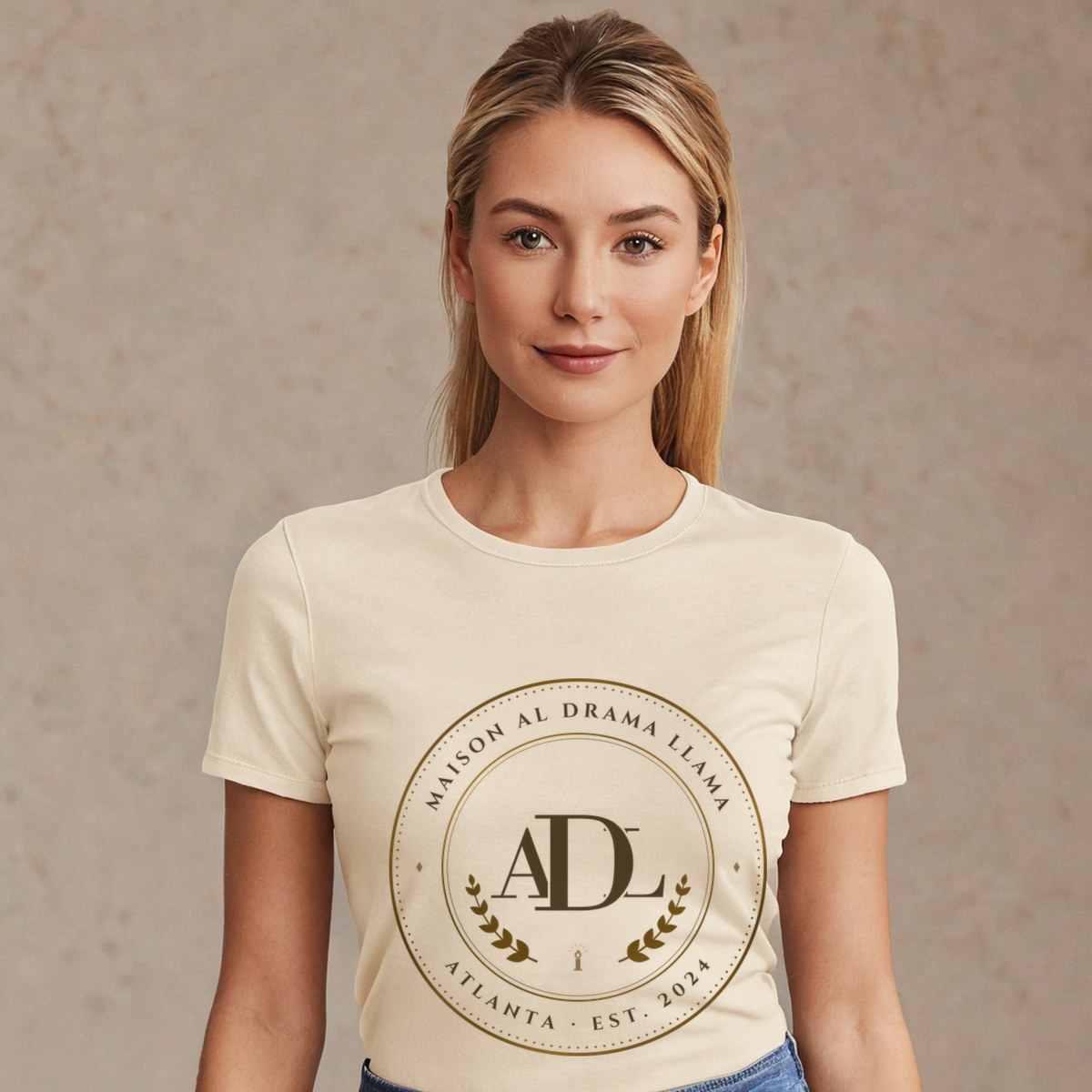 Al Drama Llama Maison Medallion Tee